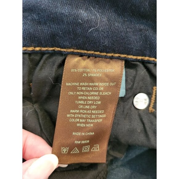 Kut from the Kloth Mia Toothpick Skinny Jeans Dark Wash 8 - Picture 11 of 11